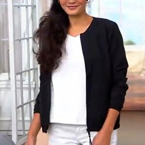 Stylelist By Micaela Soft Zip Jacket NWT SZ Large